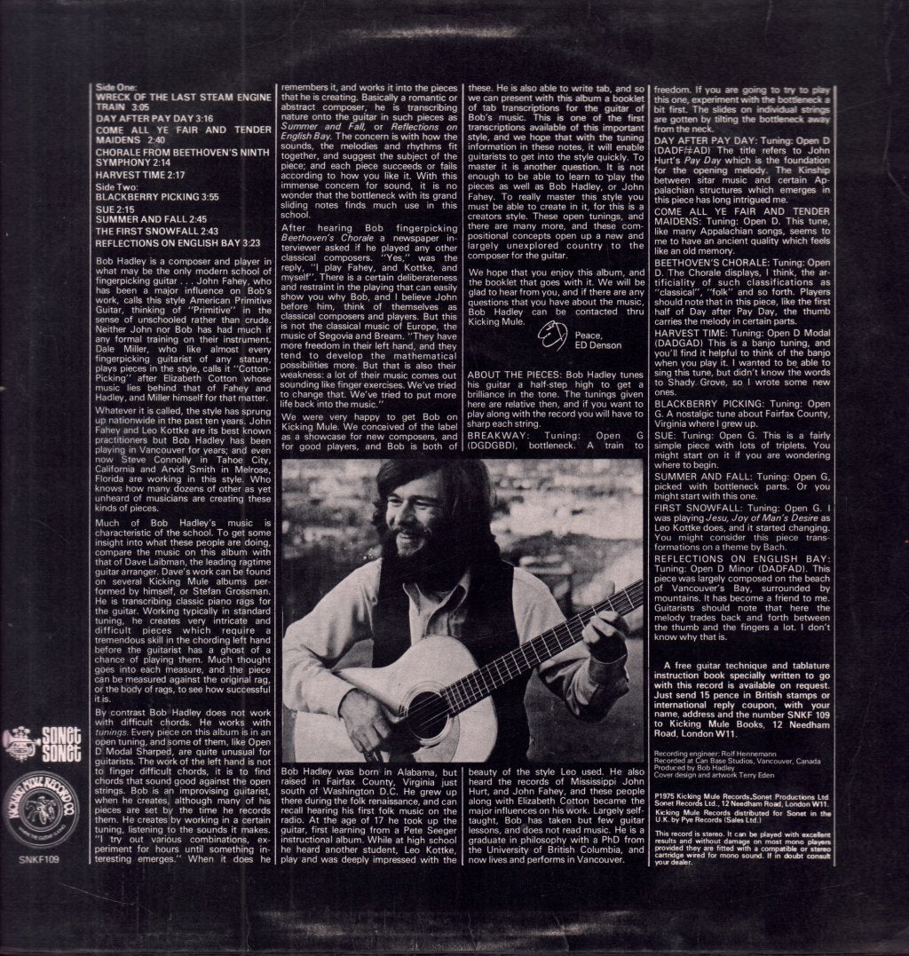 Bob Hadley - Raven - Lp