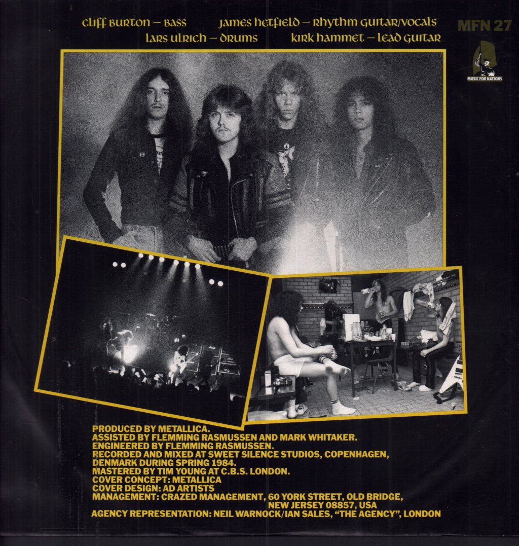 Metallica - Ride The Lightning - Lp