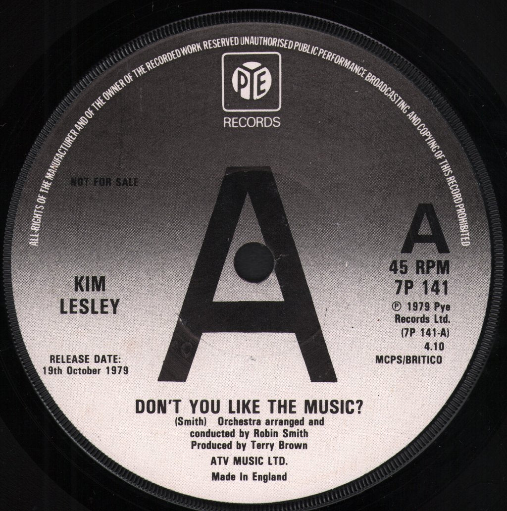Kim Lesley - Don't You Like The Music - 7 Inch