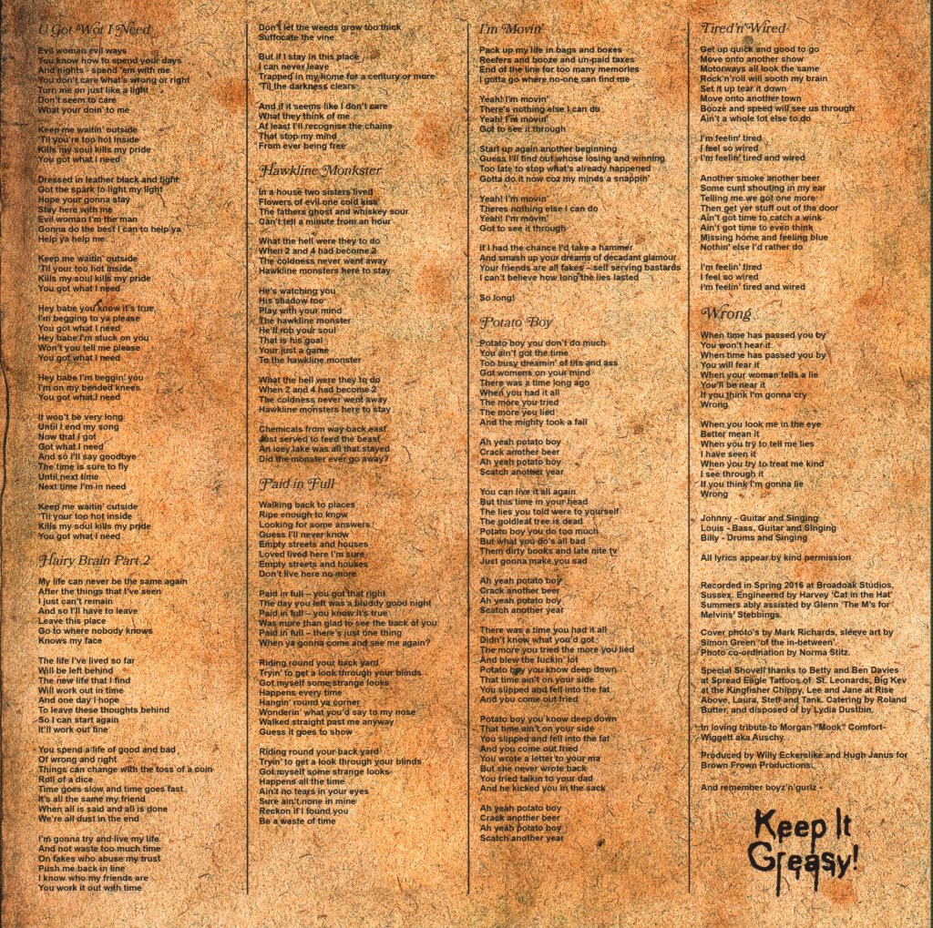 Admiral Sir Cloudesley Shovell - Keep It Greasy! - Lp