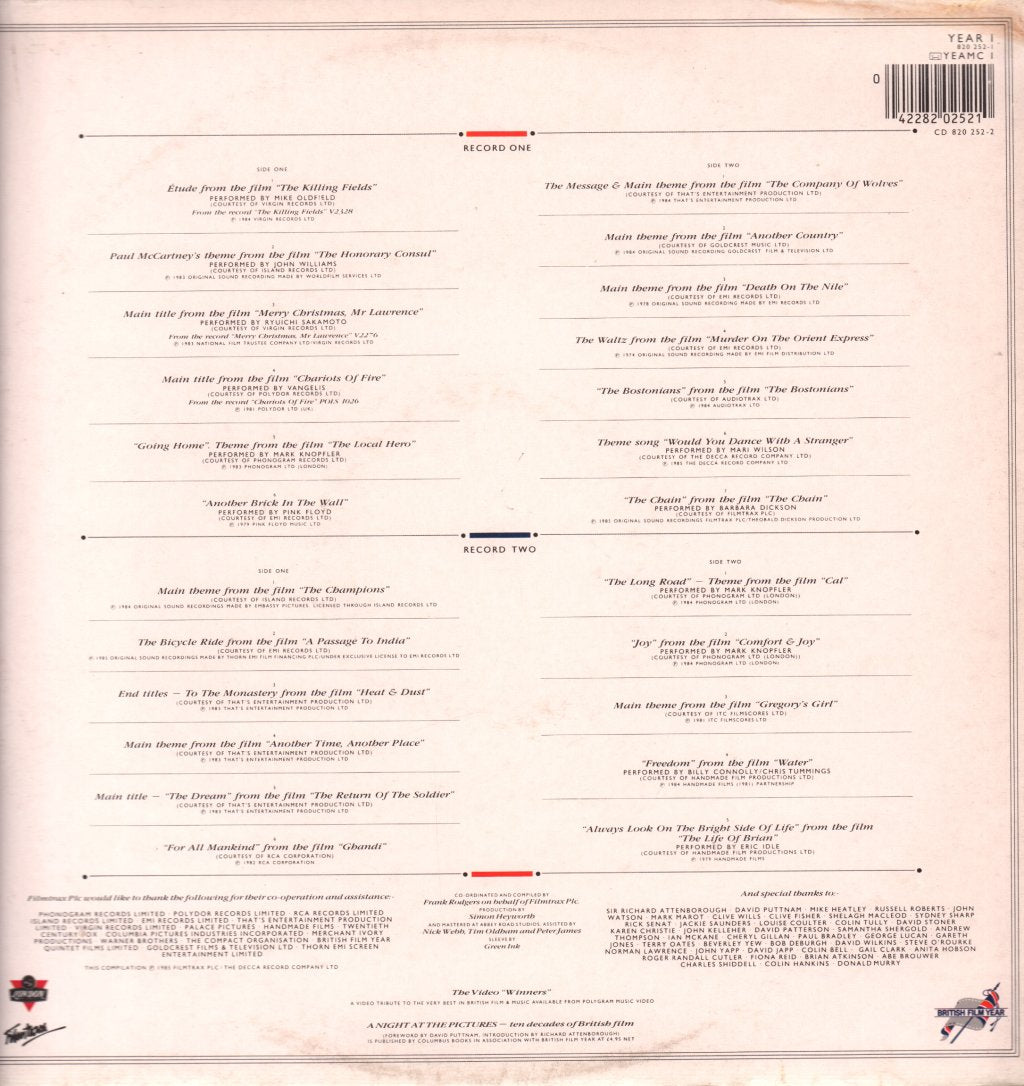Various Artists - Filmtracks - The Best Of British Film Music - Double Lp