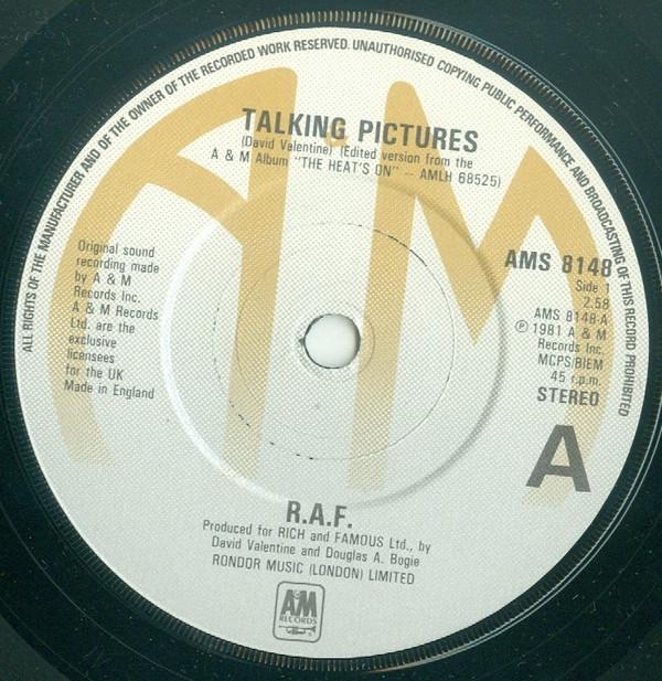 R.A.F. - Talking Pictures - 7 Inch