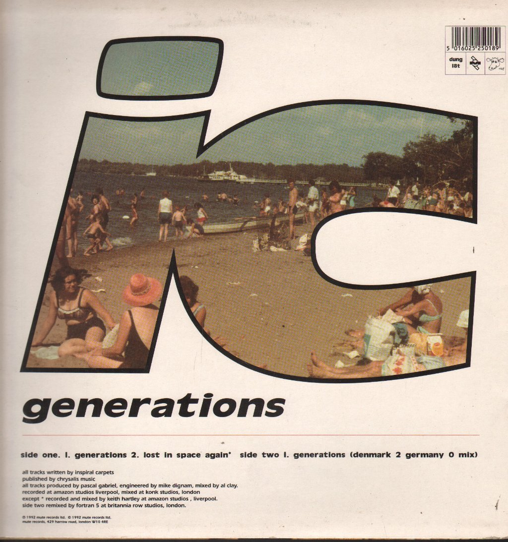 Inspiral Carpets - Generations - 12 Inch
