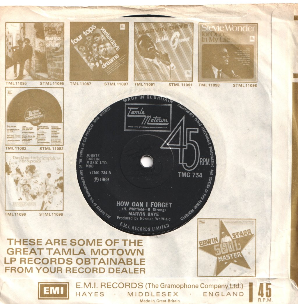Marvin Gaye - Abraham Martin And John - 7 Inch
