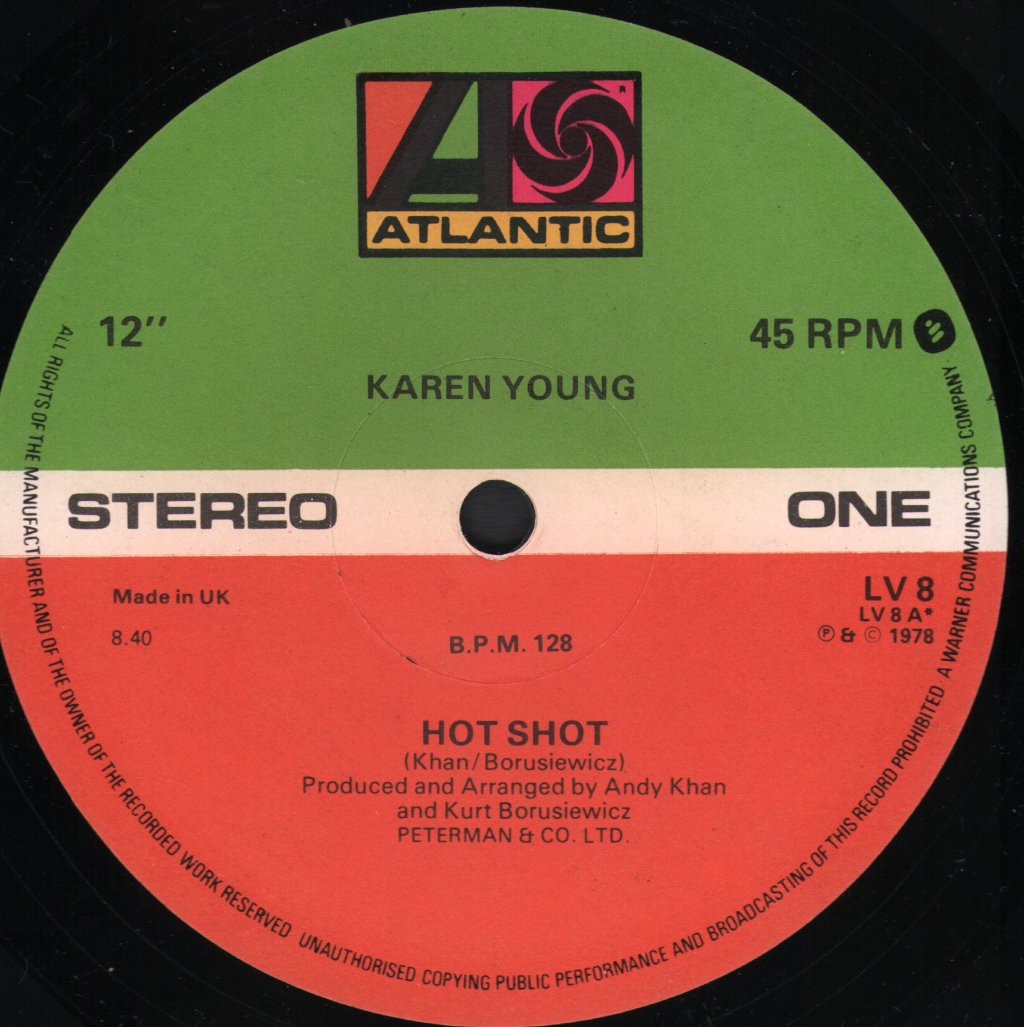 Karen Young (Disco) - Hot Shot - 12 Inch