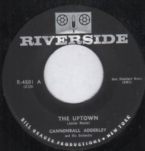 Cannonball Adderley - Uptown - 7 Inch