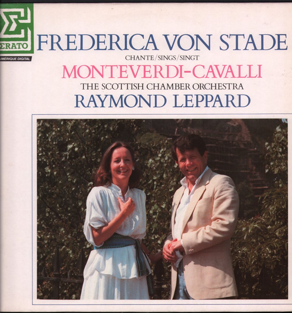 Frederica von Stade / Raymond Leppard / Scottish Chamber Orchestra - Sings Monteverdi-Cavalli - Lp