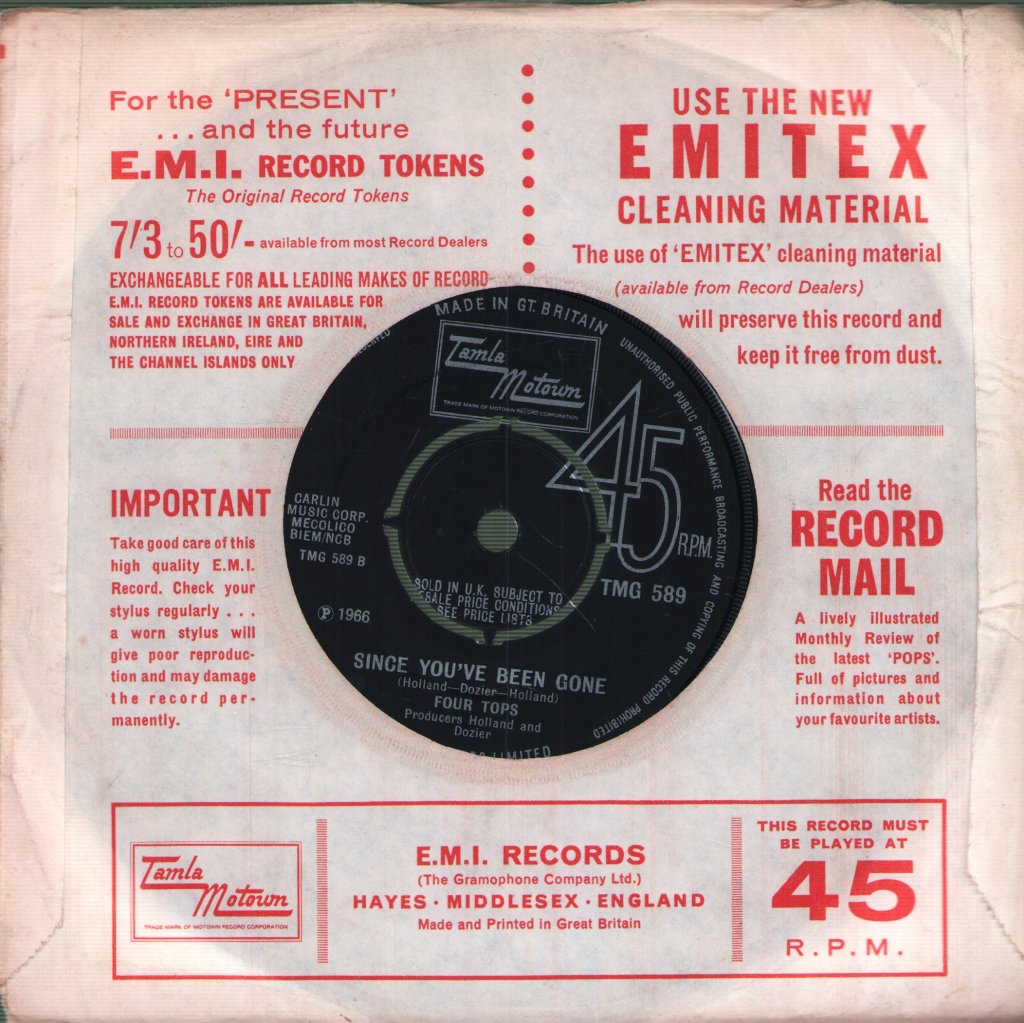 Temptations - Just My Imagination - 7 Inch