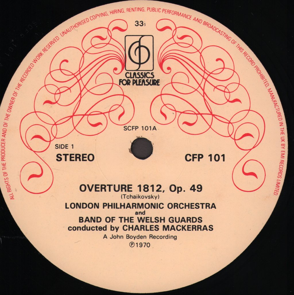 Sir Charles Mackerras / London Philharmonic Orchestra - Tchaikovsky - 1812 Overture - Lp