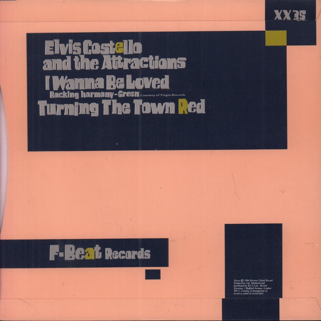 Elvis Costello And The Attractions - I Wanna Be Loved - 7 Inch
