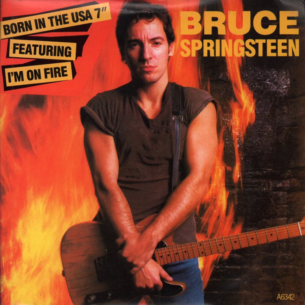 Bruce Springsteen - I'm On Fire / Born in the U.S.A. - 7 Inch