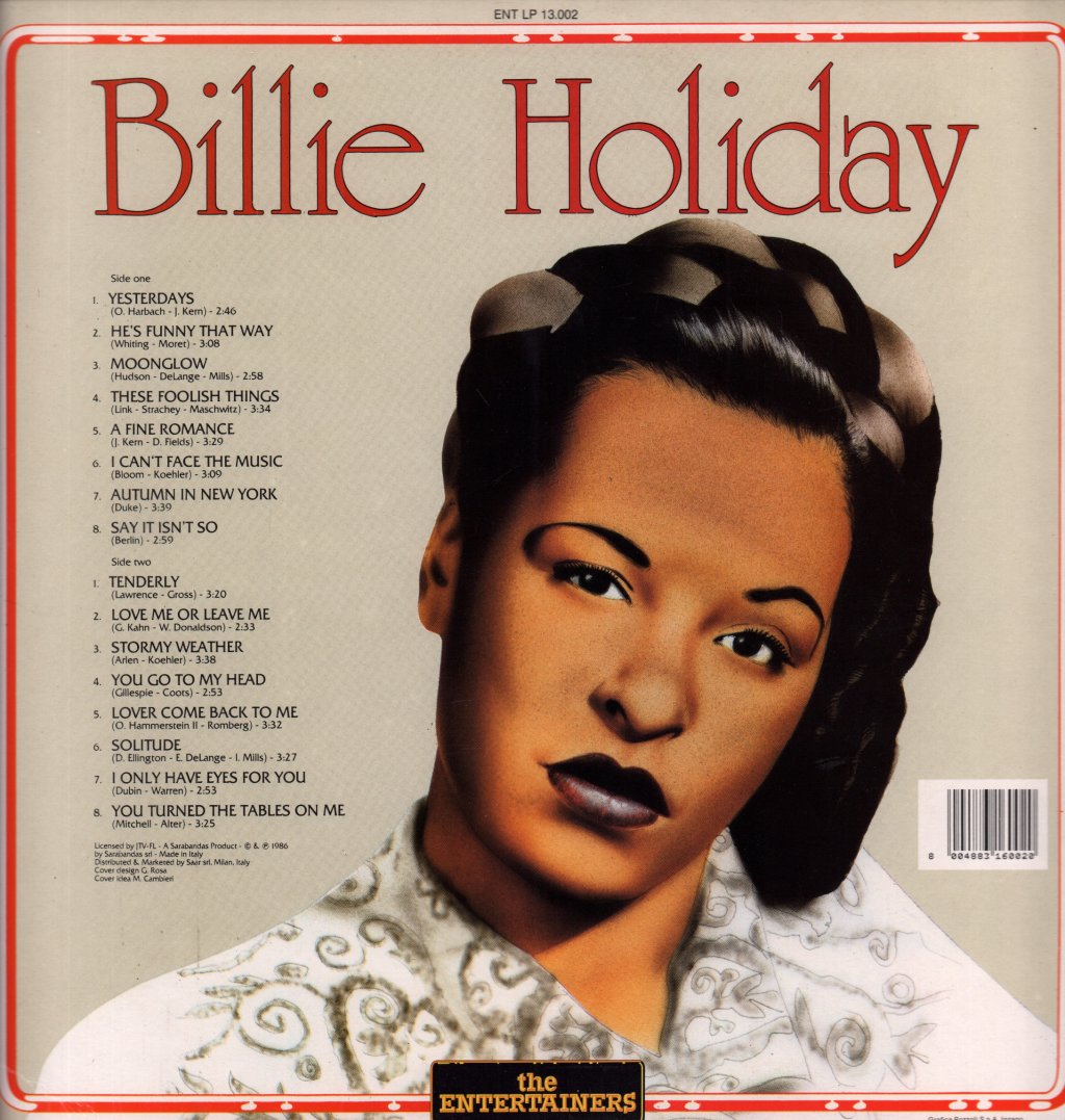Billie Holiday - Billie Holiday - Lp