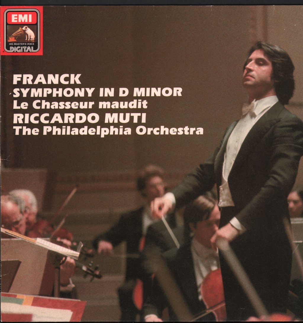 Riccardo Muti / Philadelphia Orchestra - Franck - Symphony In D Minor / Le Chasseur Maudit - Lp