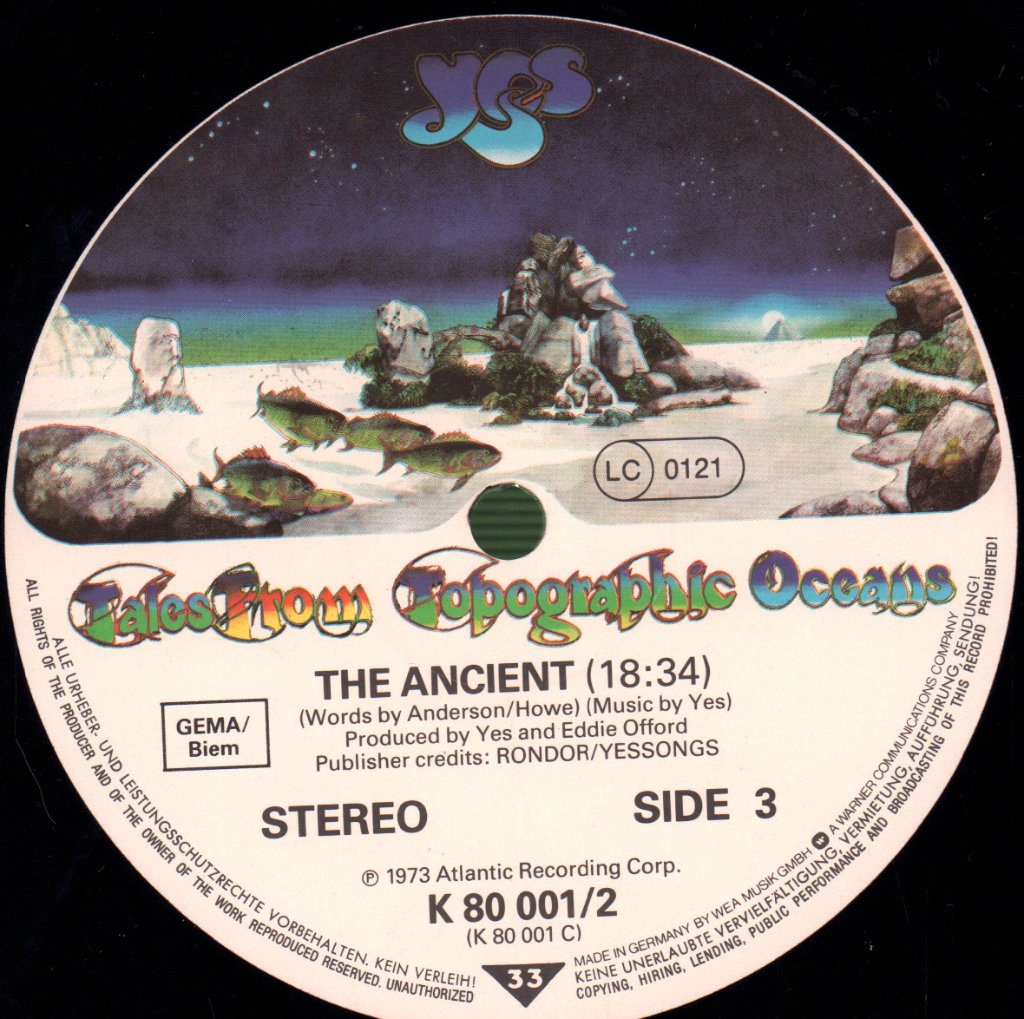 Yes - Tales From Topographic Oceans - Double Lp