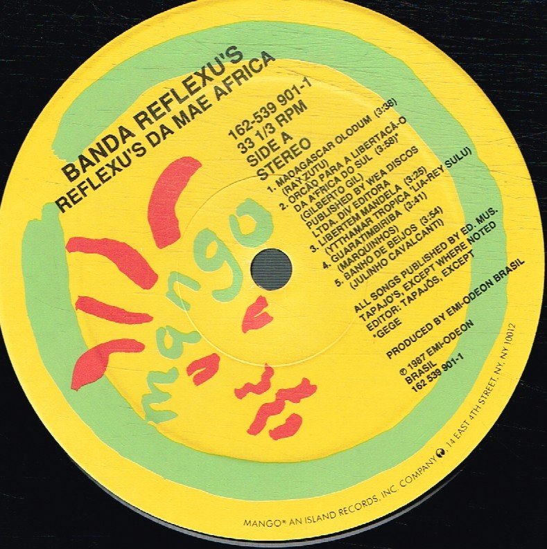 Banda Reflexu's - Da Mae Africa - Lp
