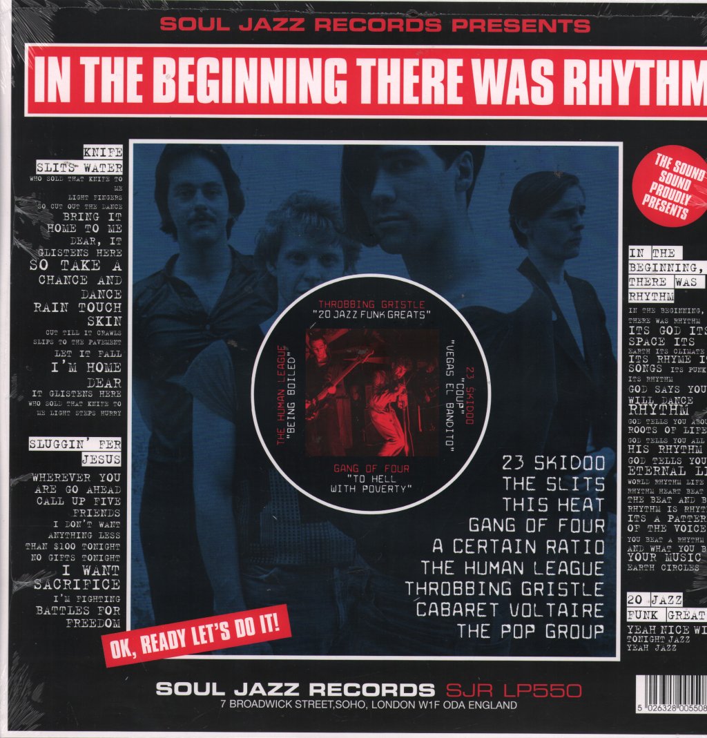 Various Artists - In The Beginning There Was Rhythm - Double Lp