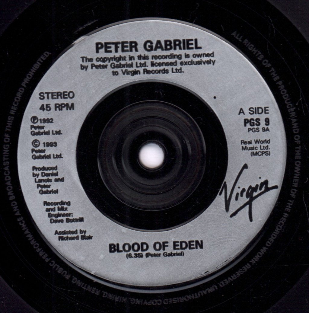 Peter Gabriel - Blood Of Eden - 7 Inch