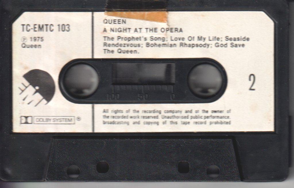 Queen - A Night At The Opera - Cassette