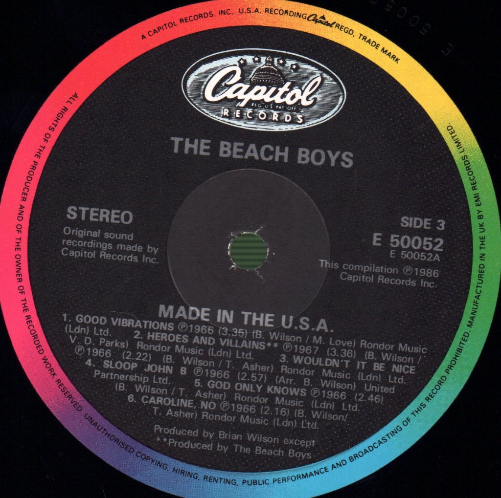 Beach Boys - Made In U.S.A. - Double Lp