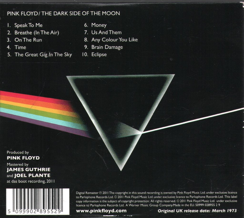 Pink Floyd - Dark Side Of The Moon - Cd