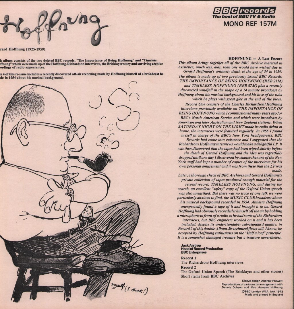 Gerard Hoffnung - Hoffnung - Double Lp