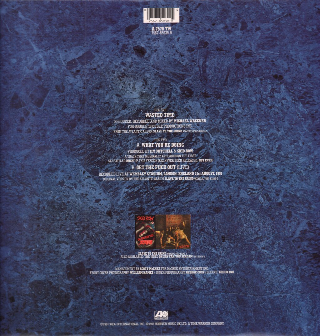 Skid Row - Wasted Time - 12 Inch