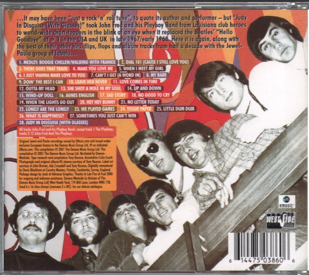 John Fred & His Playboy Band - With Glasses - The Very Best Of John Fred And His Playboy Band - Cd
