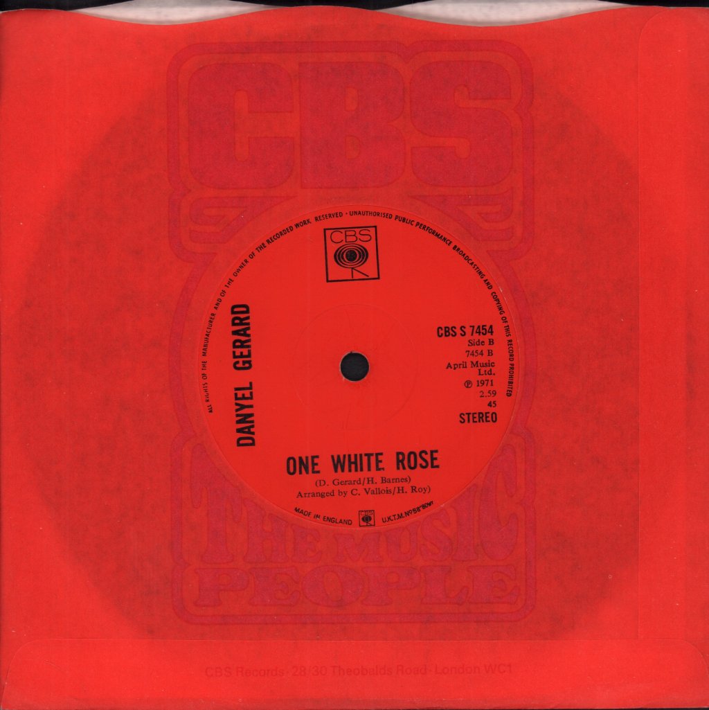 Danyel Gerard - Butterfly - 7 Inch