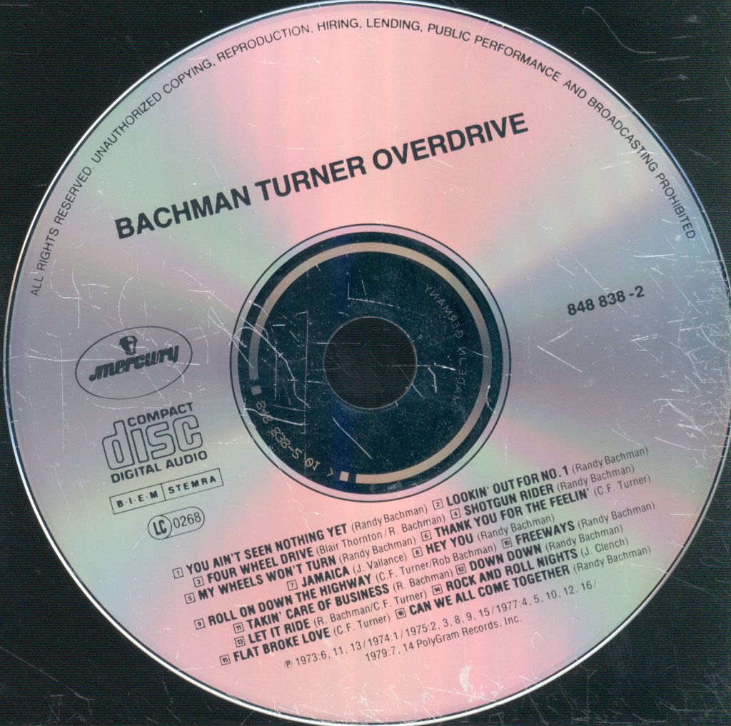 Bachman-Turner Overdrive - Bachman-Turner Overdrive - Cd