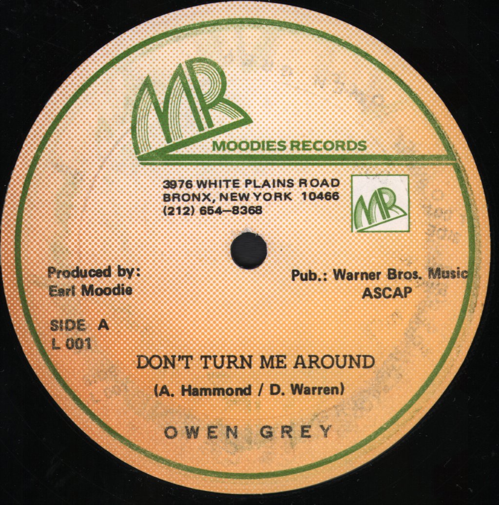 Owen Gray - Don't Turn Me Around - 12 Inch