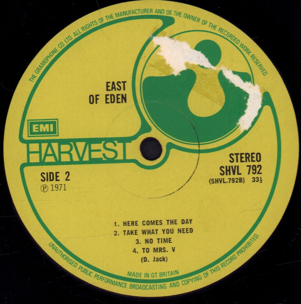 East Of Eden - East Of Eden - Lp