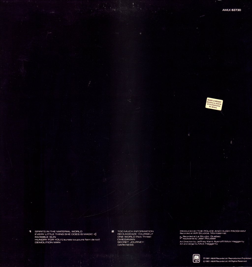 Police - Ghost In The Machine - Lp