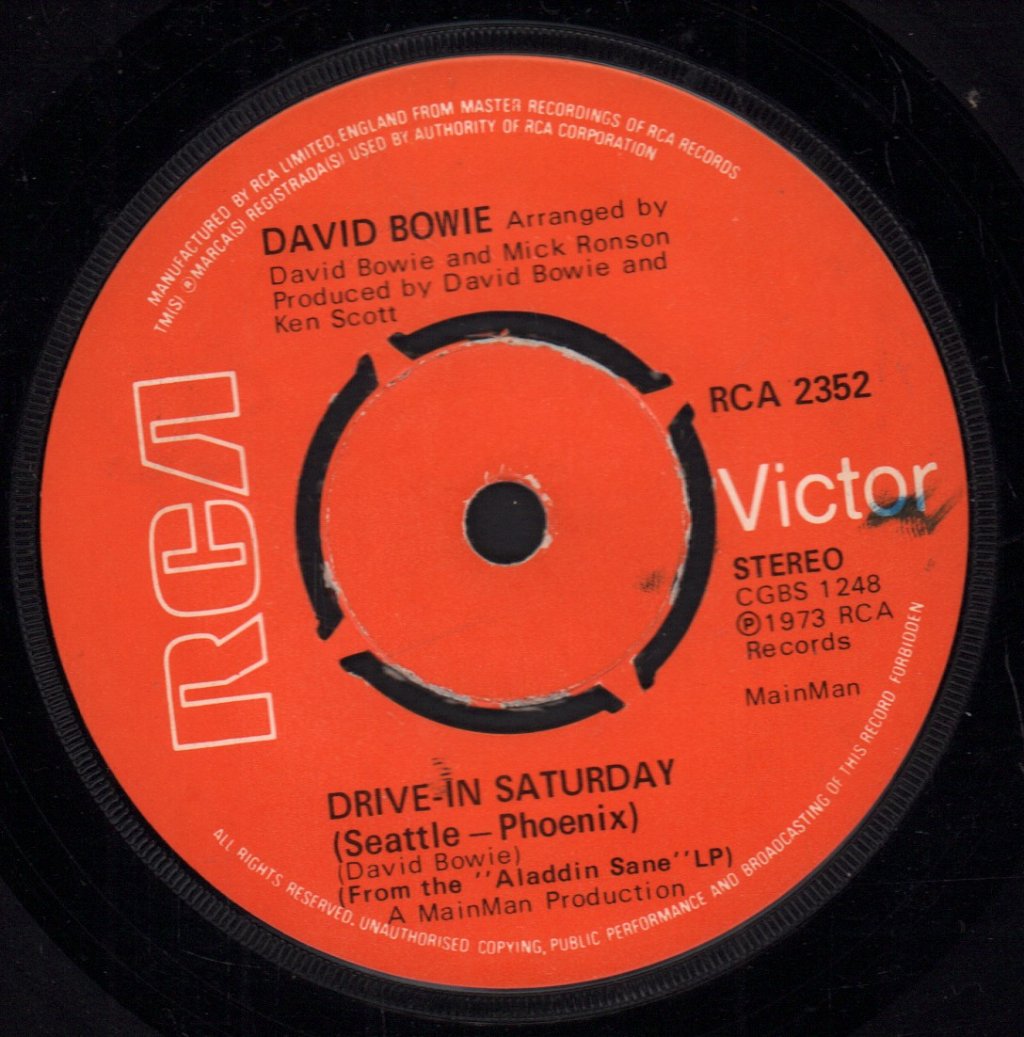 David Bowie - Drive In Saturday - 7 Inch