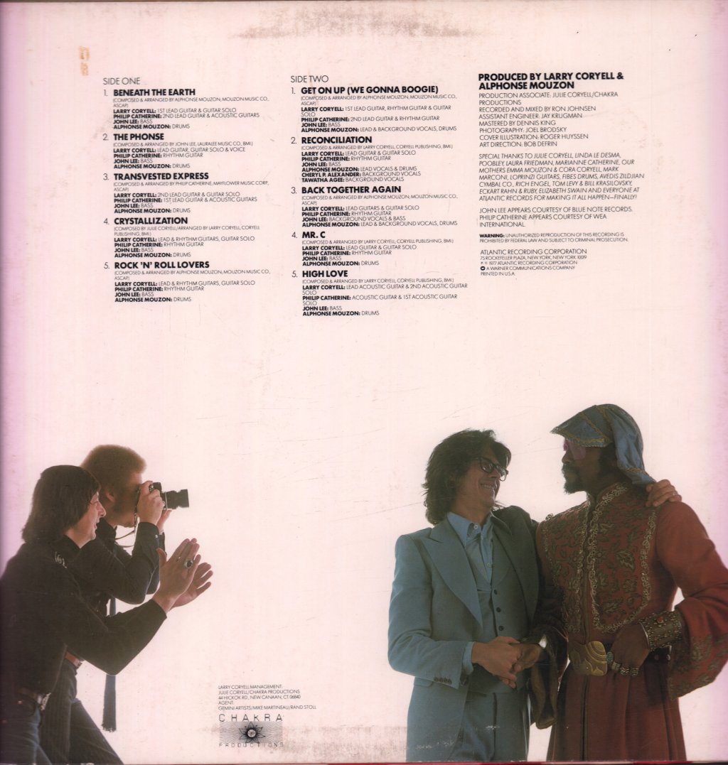 Alphonse Mouzon - Back Together Again - Lp