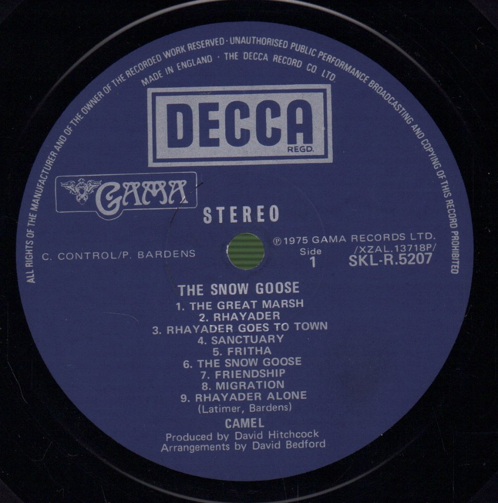 Camel - Snow Goose - Lp