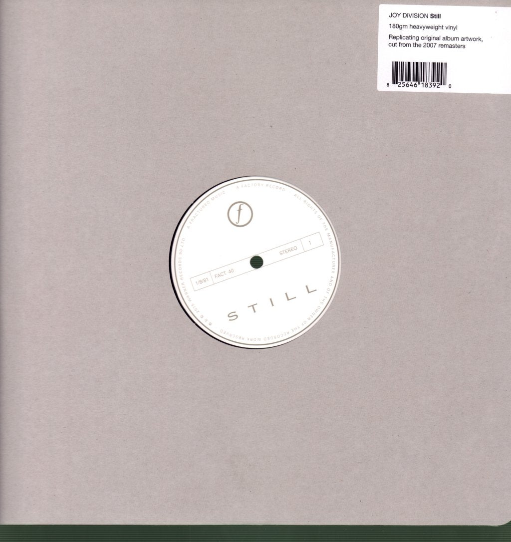 Joy Division - Still - Double Lp