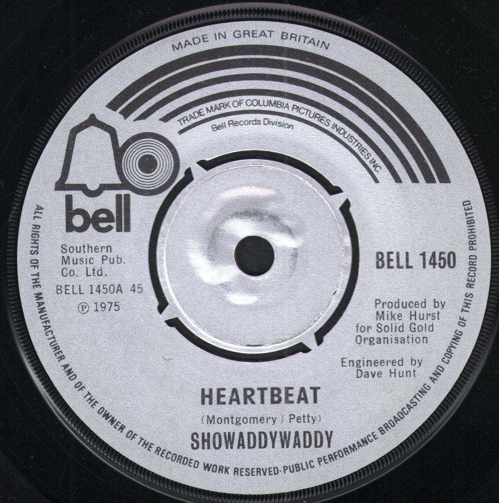 Showaddywaddy - Heartbeat - 7 Inch
