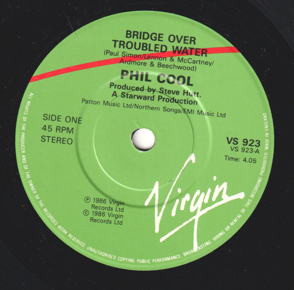 Phil Cool - Bridge Over Troubled Water - 7 Inch