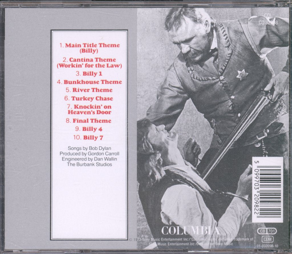 Bob Dylan - Pat Garrett & Billy The Kid - Cd