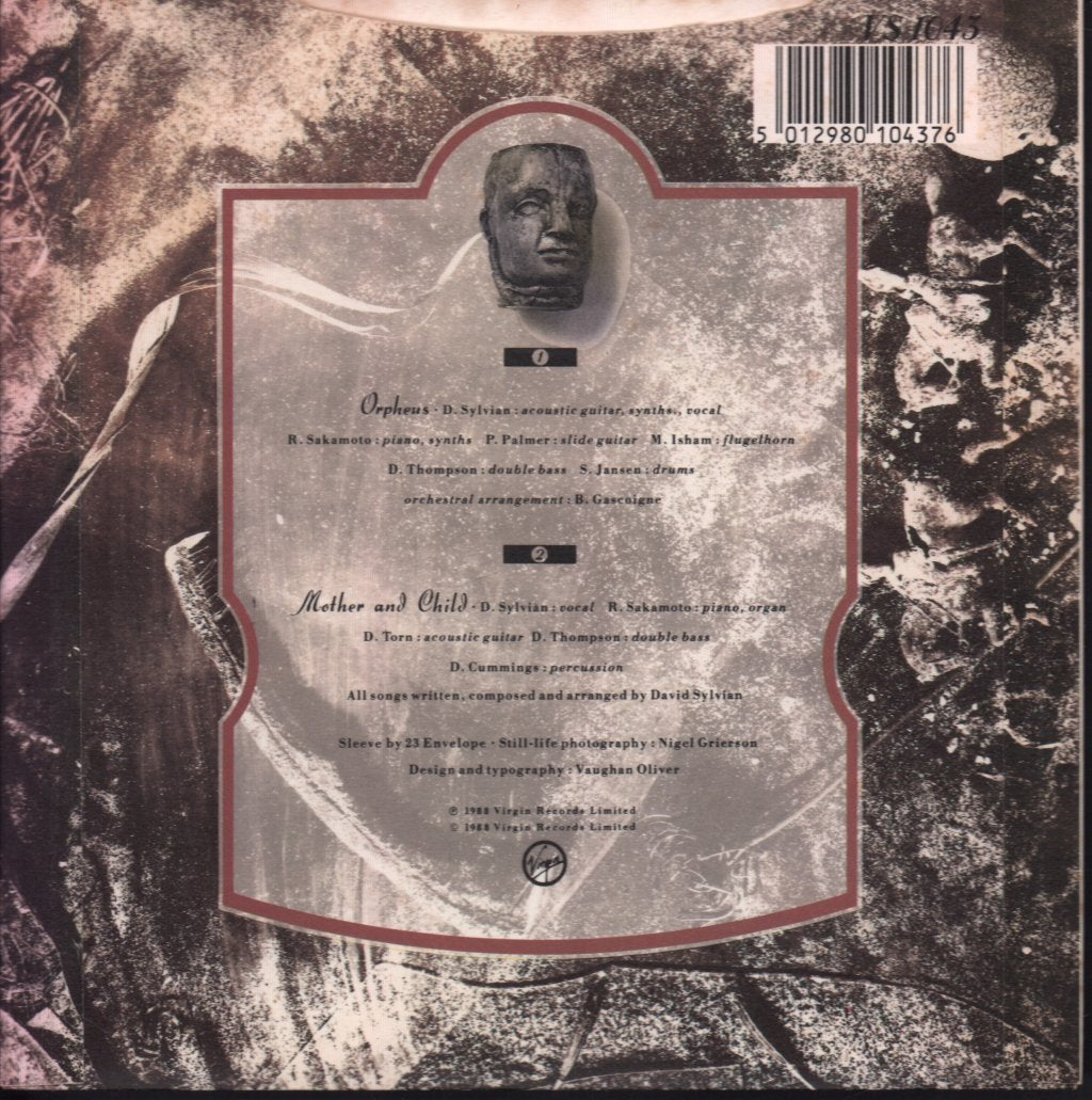 David Sylvian - Orpheus - 7 Inch