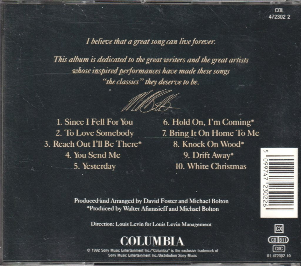 Michael Bolton - Timeless - Cd