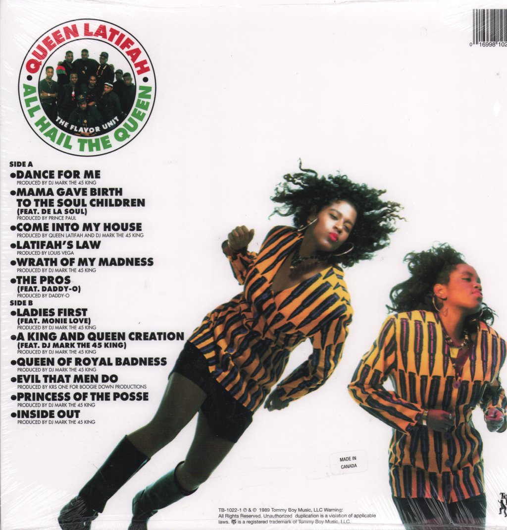 Queen Latifah - All Hail The Queen - Lp