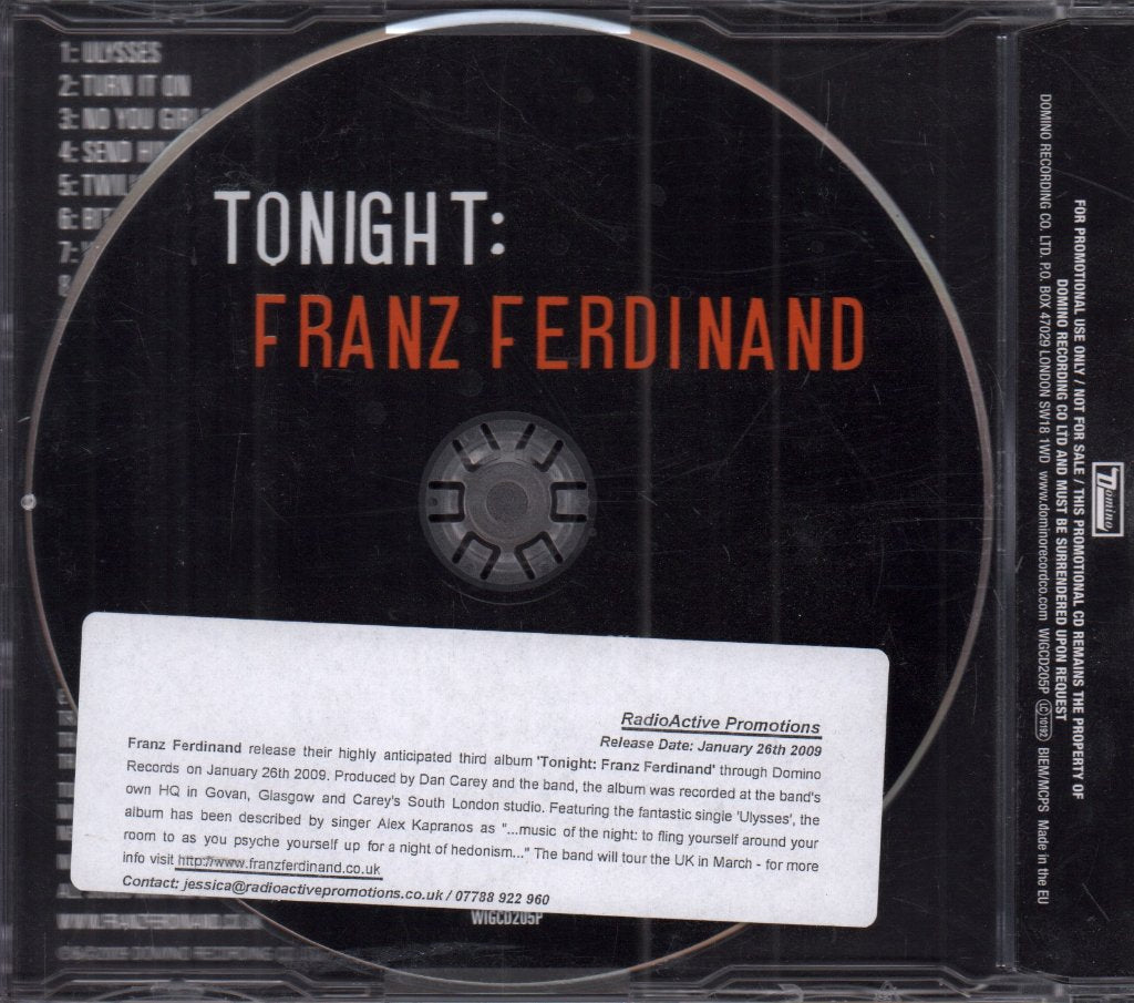 Franz Ferdinand - Tonight Franz Ferdinand - Cd