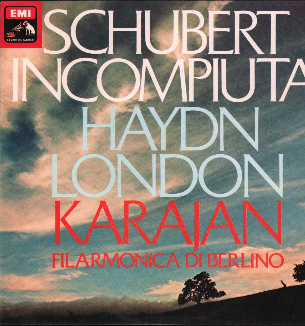 Herbert von Karajan / Orchestra Filarmonica di Berlino - Schubert - Incompiuta / Haydn - London - Lp