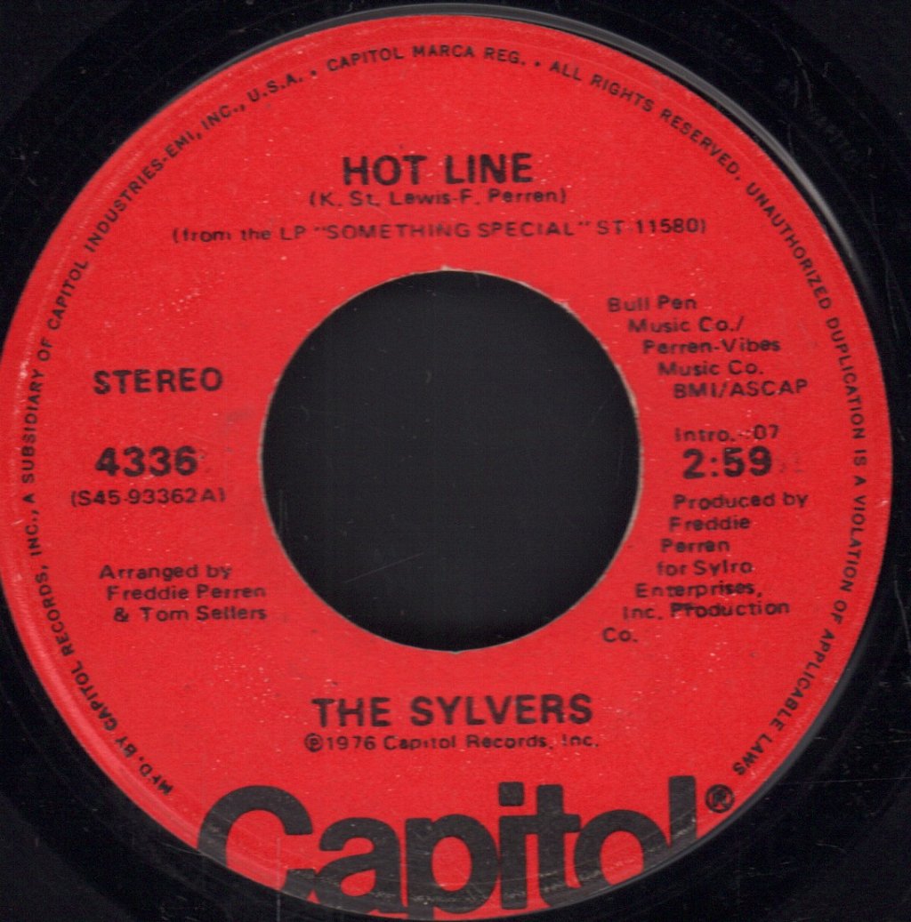 Sylvers - Hot Line - 7 Inch
