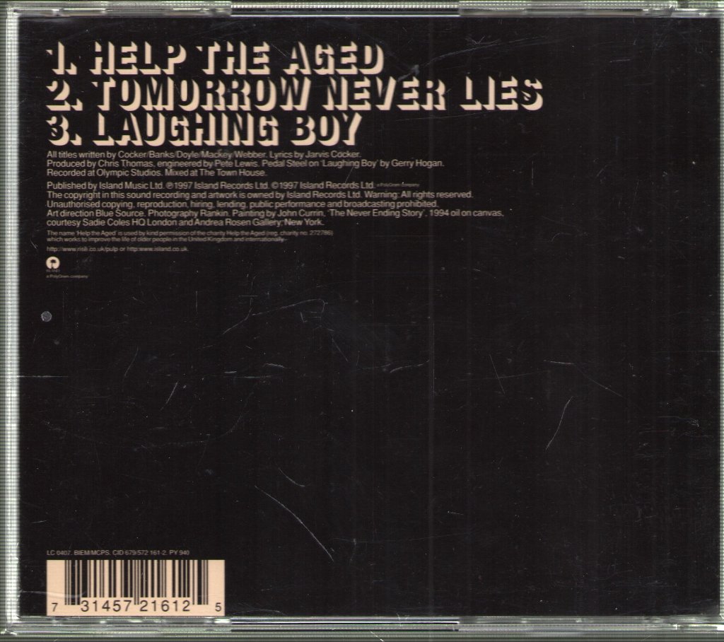 Pulp - Help The Aged - Cd