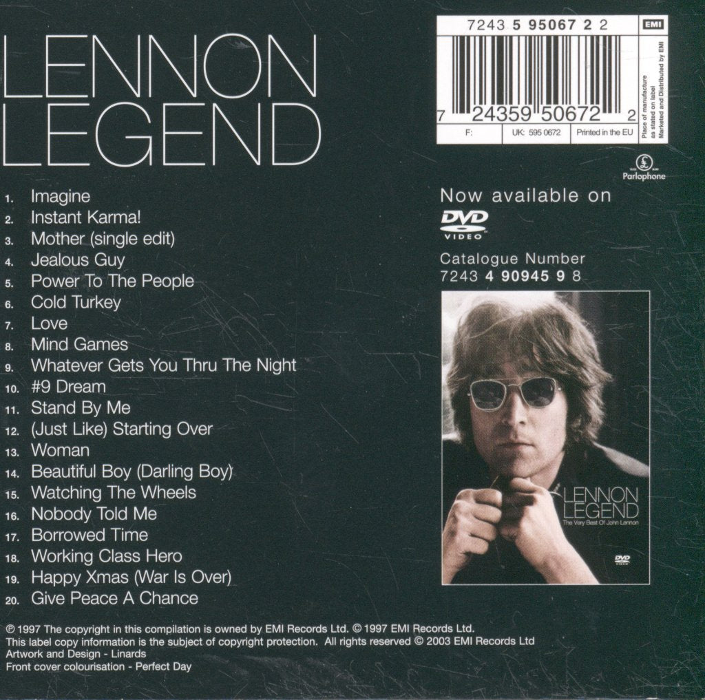 John Lennon - Lennon Legend (The Very Best Of John Lennon) - Cd
