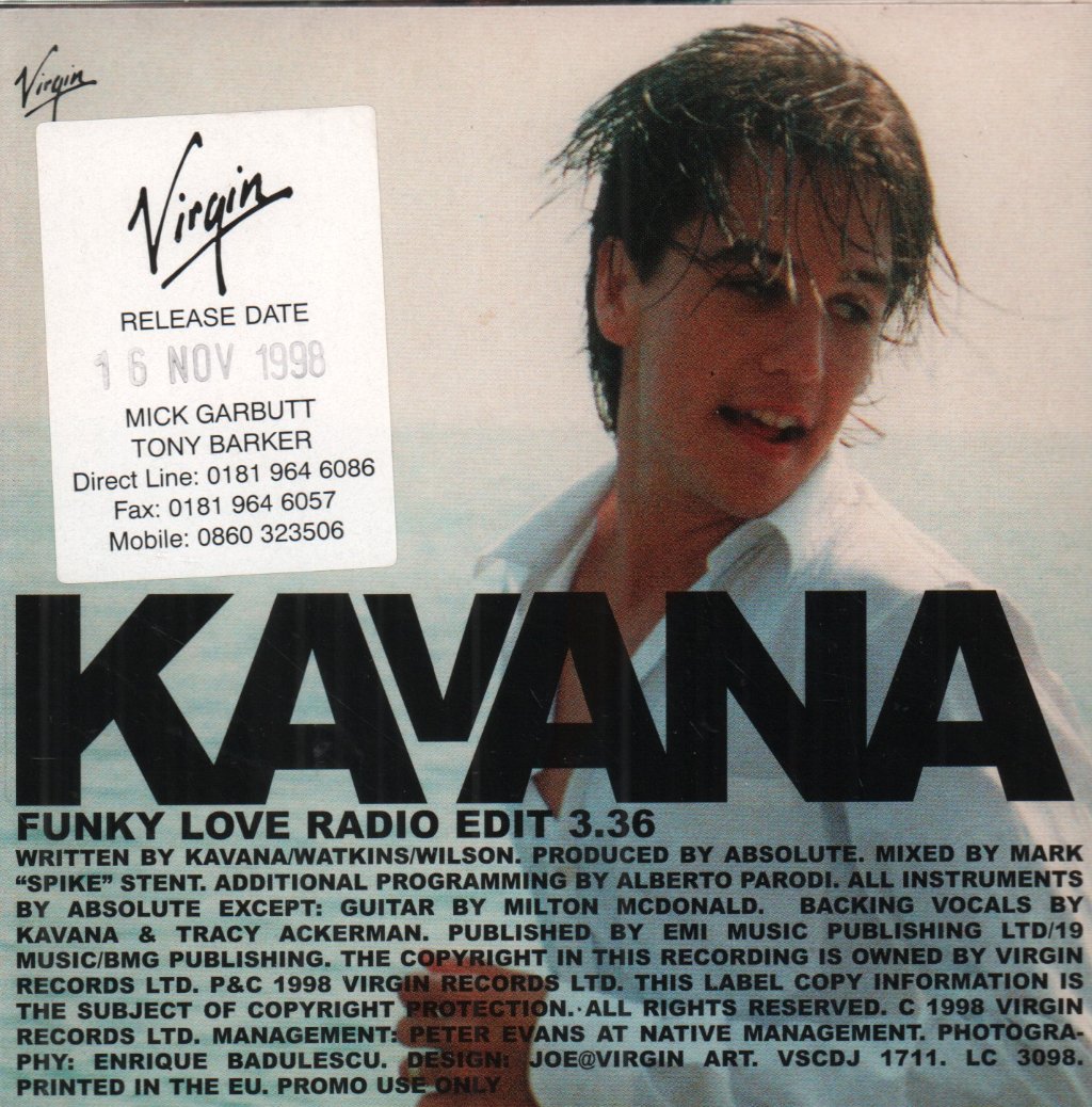 Kavana - Funky Love - Cd