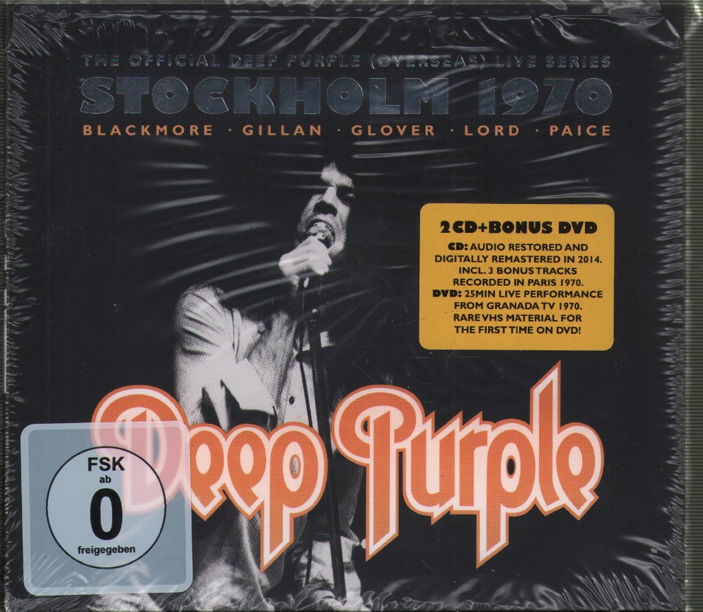 Deep Purple - Live In Stockholm 1970 - Cd/Dvd