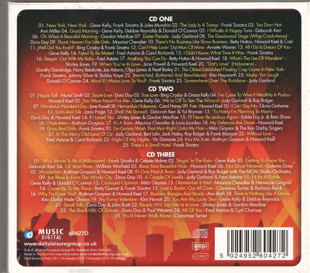 Various Artists - I Just Love Hollywood Musicals - Cd Set